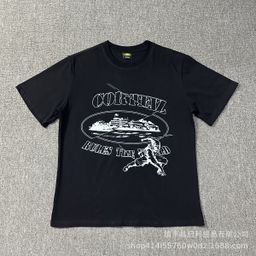 thumbnail for 2024 New Cross-border European and American High Street Corteiz Alcatraz Fun Letter Print Men's and Women's Casual Short Sleeve T-Shirts