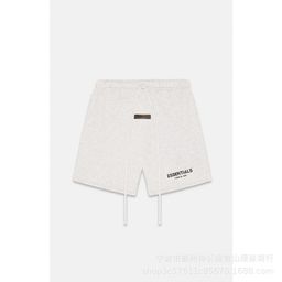 thumbnail for 2022SS shorts black flocking printing FOG double line ESSENTIALS sweater tide brand trousers cross-border hot sale