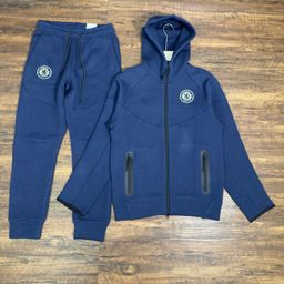 thumbnail for 25 NEW TECH FLEECE MEN'S CHELSEA TEAM SEASON SPORTS HOODED JACKET TROUSERS