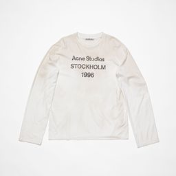 thumbnail for Cross-Border Trendy Brand Ac 1996 Hot Diamond Letter Printing Washed Old Accessible Luxury Men's and Women's Loose Long-Sleeved T-Shirt