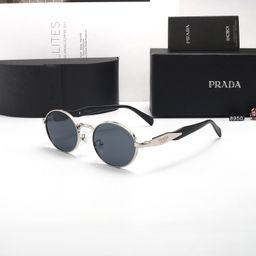 thumbnail for Cross-border new oval fashion sunglassesEuropean and American personality sunglasses, women's high-end fashion street photography sunglasses