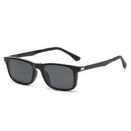 thumbnail for Ashalu&#039;s New Retro Polarized Sunglasses for Women Tr90 Ultra-Light Glasses Frame Two-In-One Magnetic Myopia Glasses for Men