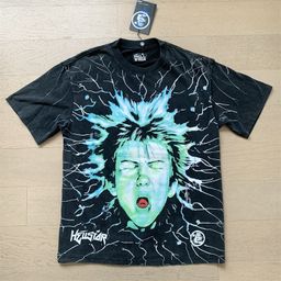 thumbnail for 2024 New Summer ExporT European and American Trendy Brand Hell&#039;s STar Men&#039;s and Women&#039;s Large Size Loose Pullover Casual ShorT-sleeved T-shirT