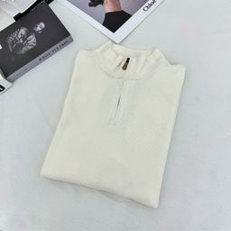 thumbnail for Rl Ralph Lauren Logo Embroidered Cotton Ribbed Half-Zip Sweatshirt, Unisex