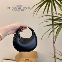 thumbnail for 2024 New Jonie Mini Waste Bag Retro One Shoulder Crossbody Bag Reading Flower Hand Carry Half Moon Bag Dumpling Bag Girl