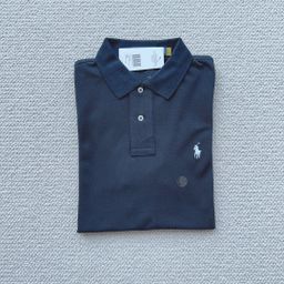 thumbnail for Ralph Lauren Short-Sleeved Men's Spring and Summer Rl Pony Logo Embroidered Polo Shirt Lapel Pure Cotton T-Shirt Casual Business Men's Clothing