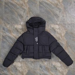 thumbnail for Gaojie Chaopai Cotton Clot High Street Trend Trap Cotton Jacket Detachable Hat Jacket for Men and Women