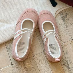 thumbnail for Flat Silver Ballet Style Mary Jane Single Shoes Women's Shoes Spring Summer 2025 New Soft Sole Slip-On Casual Shoes