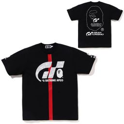 thumbnail for Trendy APE classic shark short sleeve big ape man camouflage cartoon print T-shirt men's couple women's half-sleeved short T