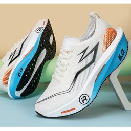 thumbnail for New Carbon Plate Running Shoes, Summer Marathon Racing Shoes, Comfortable Sports Shoes, Competition Breathable Light Luxury Running Shoes, Shock Absorption