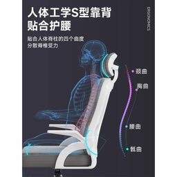 thumbnail for Ergonomic Chair, Reclining and Comfortable for Long Sitting, Gaming Chair, Comfortable Swivel Chair, Adjustable Computer Chair, Backrest Office Chair