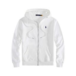 thumbnail for Cross-Border Ralph Lauren Sweatshirt Men's Spring & Fall Embroidered Pony Fleece-Lined Hooded Cardigan Big Horse Men's Polo Jacket