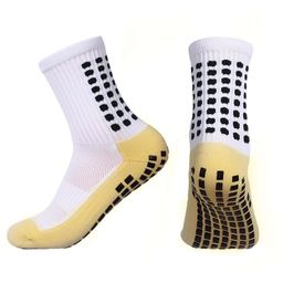 thumbnail for Meias de futebol transfronteiriças cano médio Amazon populares antiderrapantes com cola para futebol esportivo profissional, meias grossas com sola atoalhada, atacado