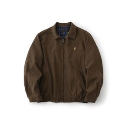 thumbnail for Cross-border RL War Horse Embroidery Pony American vintage classic lapel old cadre vintage jacket jacket spring and autumn tide