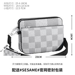 thumbnail for Trendy New Three-Piece Casual American-Style Shoulder Bag, Fashionable and Versatile, Stylish Crossbody Three-In-One Bag, Supplied by the Manufacturer