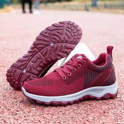 thumbnail for Old People&#039s Shoes 2024 Spring New Travel Shoes Comfortable Middle-aged and Old People&#039s Walking Shoes Soft Sole Running Shoes Couple&#039s Sports Shoes
