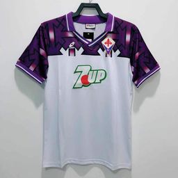 thumbnail for Camisa retrô de Florença 1998 Batik Costa 10 Baggio uniforme de futebol de manga comprida e shorts Fiorentina