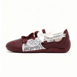 thumbnail for [Original Standard Box] PM pure original ROSE same Mary Jane ballet shoes SPEEDCAT thin sole dance single shoe girl