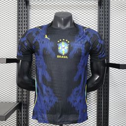 thumbnail for Brazil Player Version Jersey Brazil World Cup National Team Home and Away Football Uniform Short-Sleeved T-Shirt Cross-Border Dropshipping
