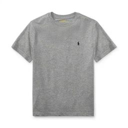 thumbnail for 25s summer. La Lauren Ralph Lauren Round Neck Solid Color All-Match Pony Embroidered Logo T-Shirt Short Sleeve