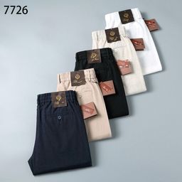 thumbnail for Linaxia's new elastic band, athletic casual, sweaty, cool, iron-free, fashionable, and versatile, straight-leg, high-waisted men's long pants