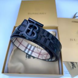 thumbnail for Classic men's and women's belts, double-sided embossed two-layer cow TB, smooth buckle leather business belt, casual versatile trouser belt