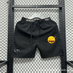 thumbnail for Calças shorts masculinas de marca, prontas para uso, de secagem rápida, novas para o verão de 2025, para corrida, treino, fitness, respiráveis e esportivas.