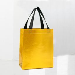 thumbnail for Cross-border laser laminated aluminized solid color nonwoven bags, wholesale tote bags, printed logos, gift bags, shopping bags