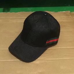 thumbnail for Versão correta transfronteiriça do boné de beisebol da marca G com listras laterais, guarda-sol versátil e moderno e boné de bico de pato com proteção solar, atacado unissex.