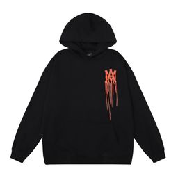 thumbnail for 2024 New Autumn and Winter Am@I Sunflower Letter Printed Hooded Sweatshirt for Men and Women, One Piece Wholesale