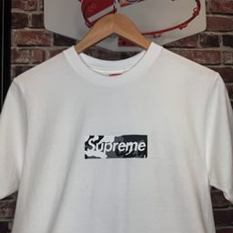 thumbnail for European and American street fashion brand FW25 Snow White Tee Snow White Short Sleeve T Cashew Cross T-shirt