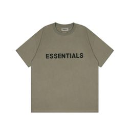 thumbnail for Spring and summer 2022 New FOG line three-dimensional glue drop letter round neck pullover short sleeve men and women with a batch