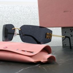 thumbnail for Cross-border frameless split MUMU Zhang Yuanying with the same sunglasses women's large frame fashion personality Internet celebrity sunglasses wholesale