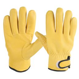 thumbnail for Sheepskin Gloves Are Soft, Comfortable, Breathable, and Heat-Resistant, Suitable for Welding and Argon Arc Welding, Providing Protection for Welders