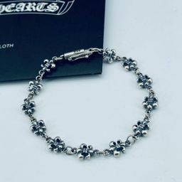 thumbnail for CH trendy brand crowe heart bracelet thick letter cross dice scout flower bracelet couple model factory foreign trade wholesale