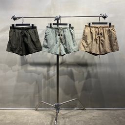 thumbnail for 24SS verão multi-thread ESSENTIAS SS24 high street solto plissado metal nylon FOG shorts