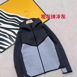 thumbnail for 25 Spring and Autumn Casual Sports Laminated TECH FIECE Technology Zipper Set Jacket Sweatpants 950+496