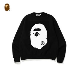 thumbnail for Cross-border foreign trade wholesale ape letter print round neck sweatshirt men's autumn thin pullover shark jacket couple