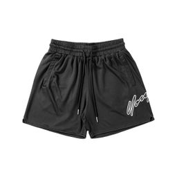 thumbnail for Summer Fitness Shorts Men&#039;s Running Breathable Mesh Quick-drying Training Quarter Pants Stretch American-style No-knee Sports Pants