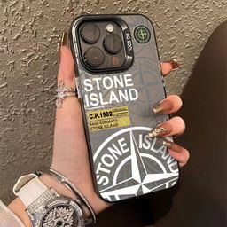 thumbnail for Tide Brand Stone Island iphone16pro Phone Case 15Pro Max Apple 14 Trend 13Pro Europe and America 12