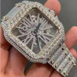 thumbnail for New men's and women's full diamond full diamond British watches multi-style cross-border hot selling alloy watches men's quartz watches
