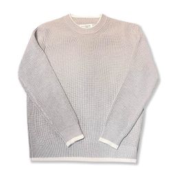 thumbnail for Sweater Wool Knitwear Autumn and Winter Fashion Street Trendy Round Neck Short-sleeved Pullover Loose Thickened Lazy Short