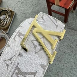 thumbnail for High-grade embossed letter men's smooth buckle inner belt belt bulk purchasing company purchase