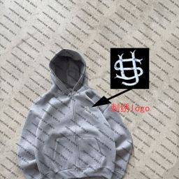 thumbnail for European and American Wholesale Cross-Border Elastic Drawstring Zipper Sweatpants Solid Color Casual Long Pants High Street Hip-Hop Rap Streetwear Y2K