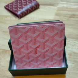 thumbnail for Mass-Produced Cross-Border Foreign Trade Multifunctional Storage Wallet, Business Card Holder, Vintage Y-Shaped Folding Short Wallet, Convenient Dog-Tooth Pattern Wallet