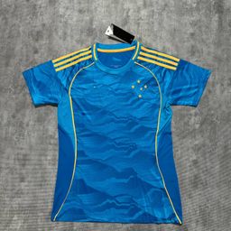 thumbnail for Clube roupas femininas Real Madrid Manchester City Barcelona Chelsea camisa de casa Tottenham Arsenal Miami Florida uniforme de futebol