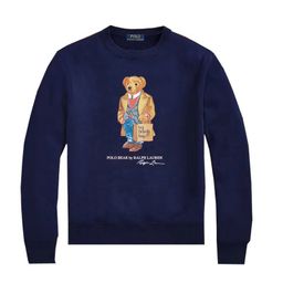 thumbnail for In stock, POLO BEAR co-branded Bear cotton crew neck sweatshirt long-sleeved ** autumn and winter couple model