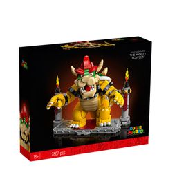 thumbnail for Super Mario Powerful Bowser Level Kids Puzzle Assembly Chinese Building Blocks Boy Toy Gift