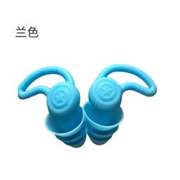 thumbnail for Swimming Noise Reduction Silicone Mute Earplugs Student Dormitory Comfortable Learning Noise Prevention Sleep Soundproof Waterproof Earplugs