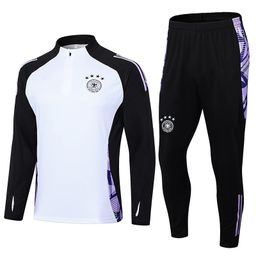 thumbnail for Chelsea Inter Milan Atletico Madrid training uniform football uniform long-sleeved main suit half-zipper jersey wholesale one piece on behalf of